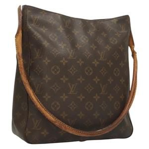 LOUIS VUITTON Monogram Looping GM Shoulder Bag M51145 LV Auth 128310